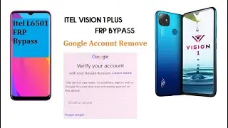 itel Vision 1 Plus Frp Bypass / Google Account Remove