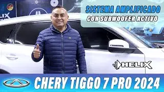 Chery Tiggo 7 Pro 2024 Sistema Amplificado c/ Subwoofer Activo.
