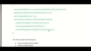 How to version the ASP NET Core WEB API