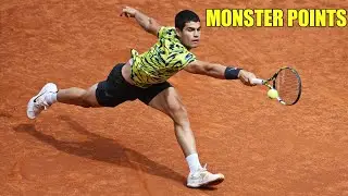 Carlos Alcaraz Unreal MONSTER Shots in Madrid 2023