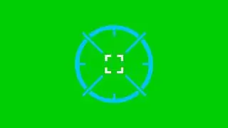 target scopes green screen overlay