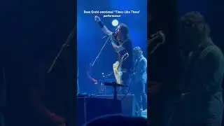 Dave Grohl gets emotional singing “Times Like These”