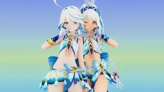 Furina & Mualani | Cute dance 【Genshin Impact 原神 | MMD】 #furina #mualani