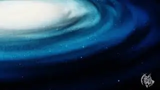 Rotating galaxy - Blender animation