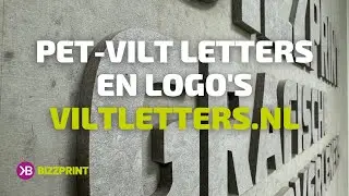 Teksten en logo's van 9 mm dik PET-vilt | Viltletters nl