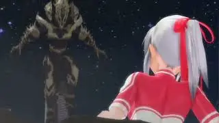 Ultrawoman Jack vs Alien MonsterウルトラマンNữ Siêu nhân điện quang Jack bị Quái vật tấn công phóng tia lử