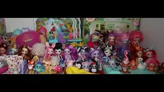 Инчантималс.  Дом.  17 кукол!!!!!!