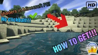 How to get shaders on minecraft PE: NO CLICKBAIT