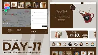 How to Create Coffee Website Using Figma | Day - 11 | Appsventory