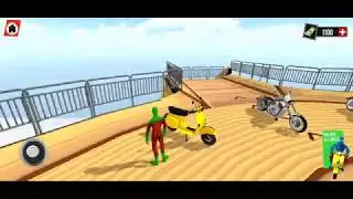 Motos com o Homem Aranha - Desenho Infantil