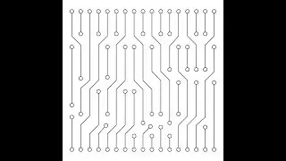 Printed circuit board - Adobe Illustrator cs6 tutorial. How to create vector High tech background