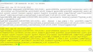 56   Audit Logs and SELinux Commands
