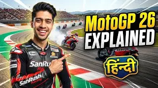 MotoGP 26 HINDI Full Game Explained | All Bikes, Tracks & Modes | SPEEDRUSH⚡