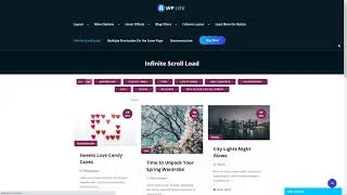 Blog Filter Premium Load more & Infinite Scroll