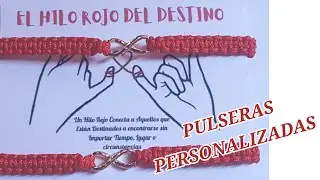 Pulseras de Hilo Nudo PLANO.        Custom BRACELETS
