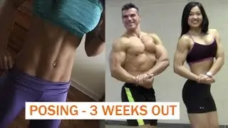 Posing Practice - Bodybuilding 3 Weeks Out (Mimi Bonny & Gennaro Ferra)