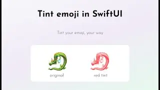 Tint emoji in SwiftUI (Text to image extension)