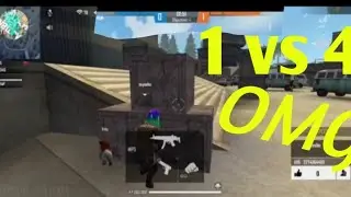 SOLO VS SQUAD |free fire clash squad 1 vs 4 |Best kill only MP5
