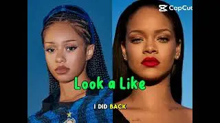 Rihanna and Manon look alike