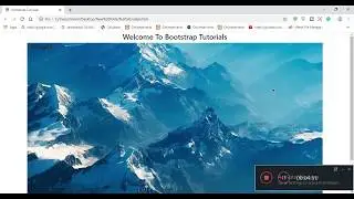 Background Image In Bootstrap 4 | Background Image | Bootstrap Tutorial For Beginners