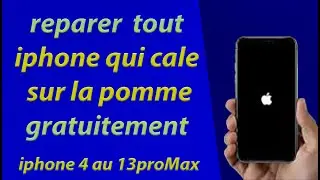 LA MÉTHODE LA PLUS EFFICACE POUR RÉPARER SON IPHONE SUI CALE SUR LA POMME 🍏 TOUS LES IPHONES 📱