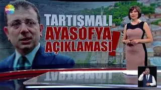 TARTIŞMALI AYASOFYA AÇIKLAMASI