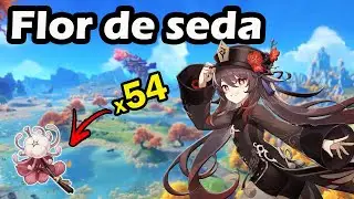 Rota de farm Flor de Seda - Genshin Impact - silk flower