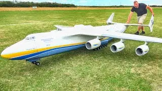 XXXL RC ANTONOV AN-225 UKRAINE 93KG SCALE MODEL AIRPLANE FLIGHT DEMONSTRATION