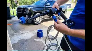 Cordless Pressure Washer Battery Powered with 6-in-1 Nozzle for Cars, Fences & More