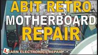 Abit Ai7 Retro Motherboard Component Level Repair - No Boot Does Not Turn On / Power Up