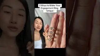 3 Ways to Make Your Engagement Ring More ✨Unique✨ #engagementring #moissanite