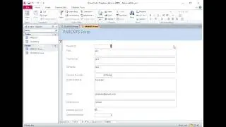 5A Creating Forms with Microsoft Access