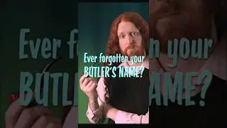 Ever forgotten your butler's name? #advice #animation #funny