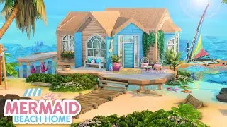 Mermaid's Colorful Home 🧜‍♀️🌊 // The Sims 4 Speed Build