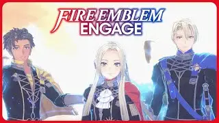 Alear and Byleth meet Emblem Edelgard, Claude and Dimitri - Fire Emblem Engage