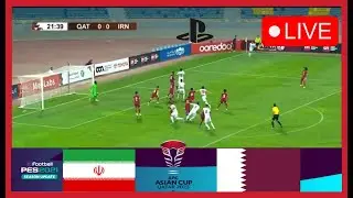 🔴LIVE | Iran vs Qatar : AFC Asian Cup | Semi Finals Match 2023 PES21