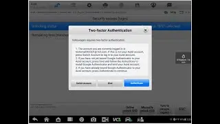 How to access Two-factor Authentication to unlock Autel SFD?
