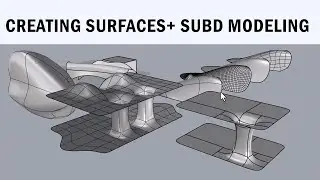 Creating Surfaces and SubD Geometry in Rhino3D
