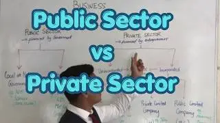 What is the difference between the Public Sector and Private Sector?