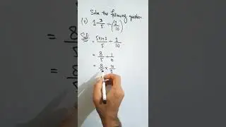 7th class maths || Solve the following question #shortvedio #7th_class_maths ||sample maths #maths