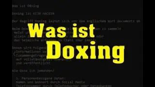 Was ist Doxing / Doxxing