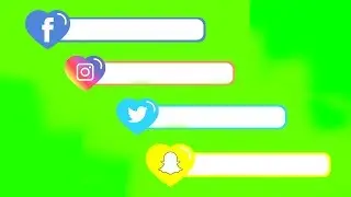 Social Media lower third effect green screen | TAMIL MARAM