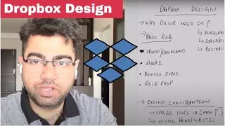 DROPBOX SYSTEM DESIGN | HIGH LEVEL DESIGN | FILE SHARE UPLOAD/DOWNLOAD