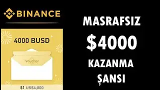 Masrafsız -  Yatırımsız 4000 dolar kazanma şansı ( Binance )