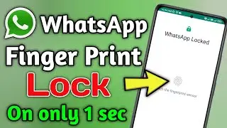 How to enable whatsapp fingerprint lock || How to Use WHATSAPPFINGERPRINT LOCK on Android
