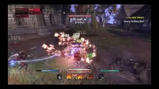 Magicka Dragonknight Thieves guild  Kadz v DC zerg (as usual) solo PvP Problems