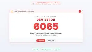 Fix Warzone Dev Error 6065 | 6068 | 5761 | 5573 | 6070 | 6071 - Complete Guide (2026)