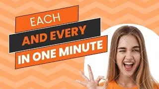 Each And Every l Important Grammar Rule l How to use Each And Every Complete 
