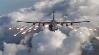 AC 130 Gunship attack on Taliban ARMA 3