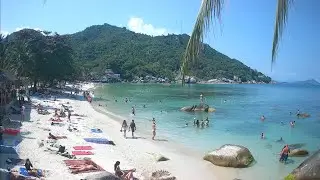 🔴 LIVE Crystal Bay Yacht Club Lamai | Koh Samui Beach Webcam | Thailand 24/7 | 2160p 4K